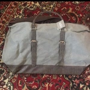 Ulta weekend bag. Grey Brown New with tags